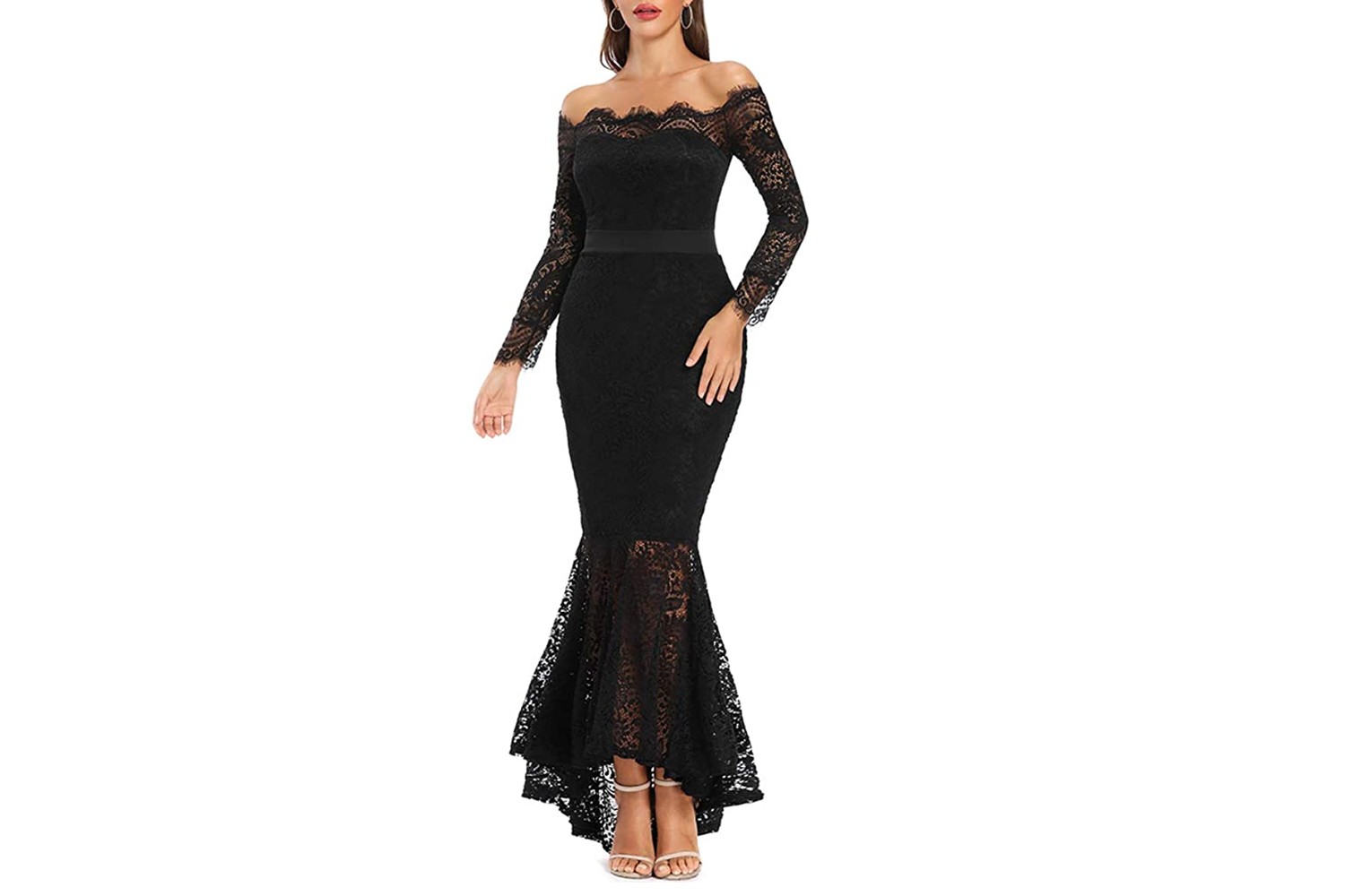 off-the-shoulder formal dress reviews