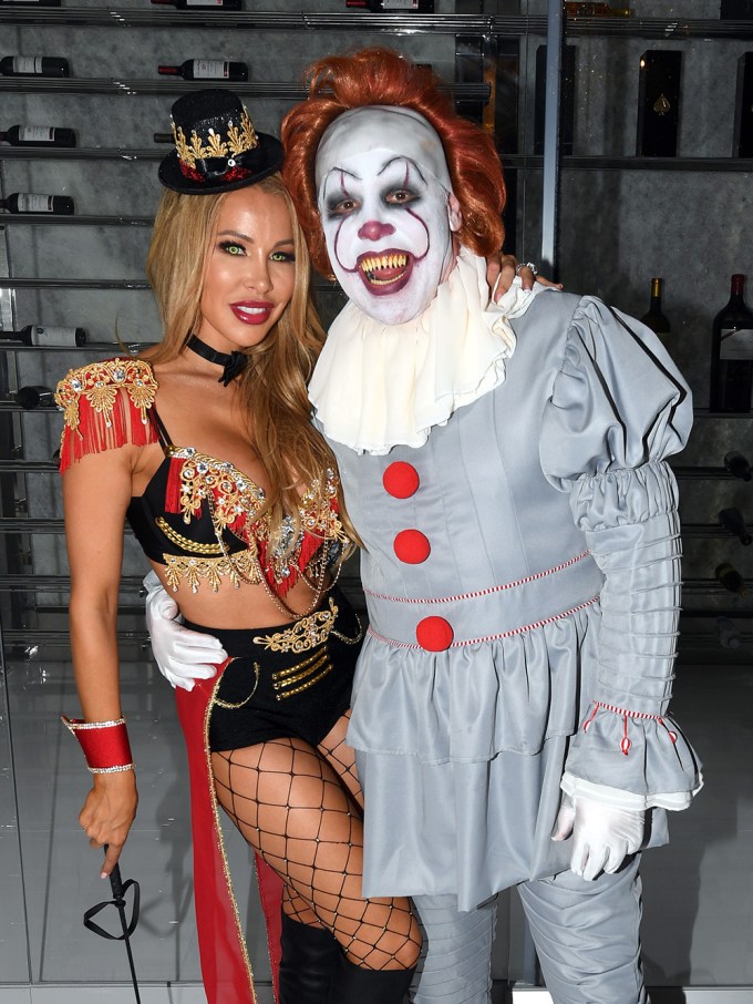 Lisa Hochstein & Lenny at their Halloween party