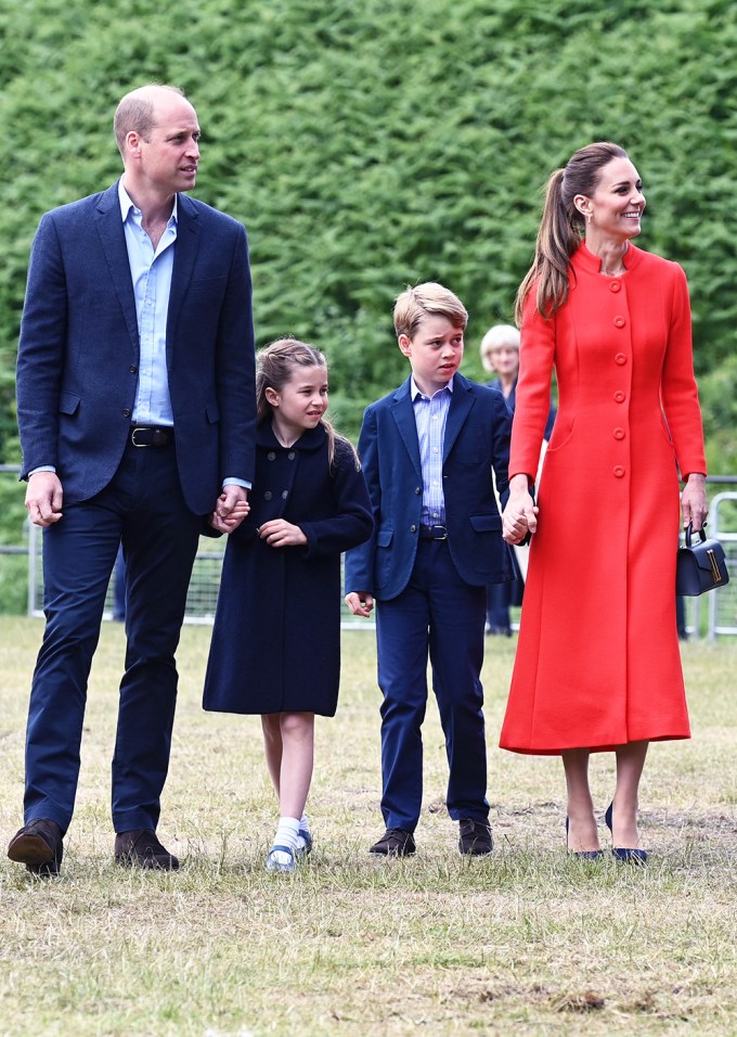 Kate Middleton & Family In Cardiff