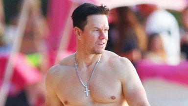 Mark Wahlberg Outdoors Shirtless