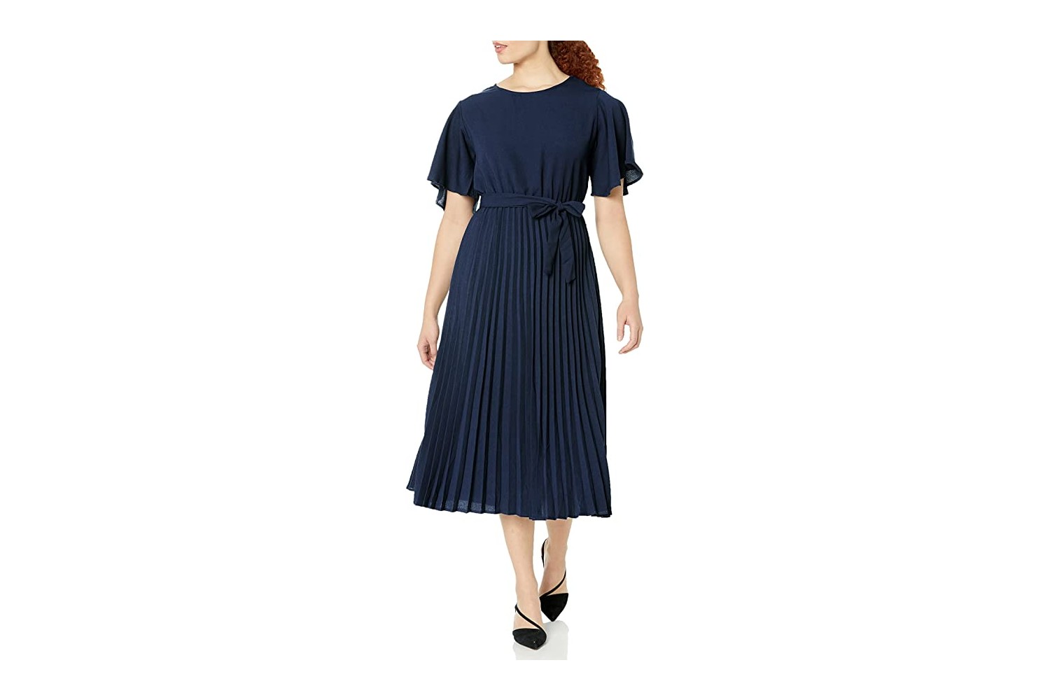 pleated dress reviews