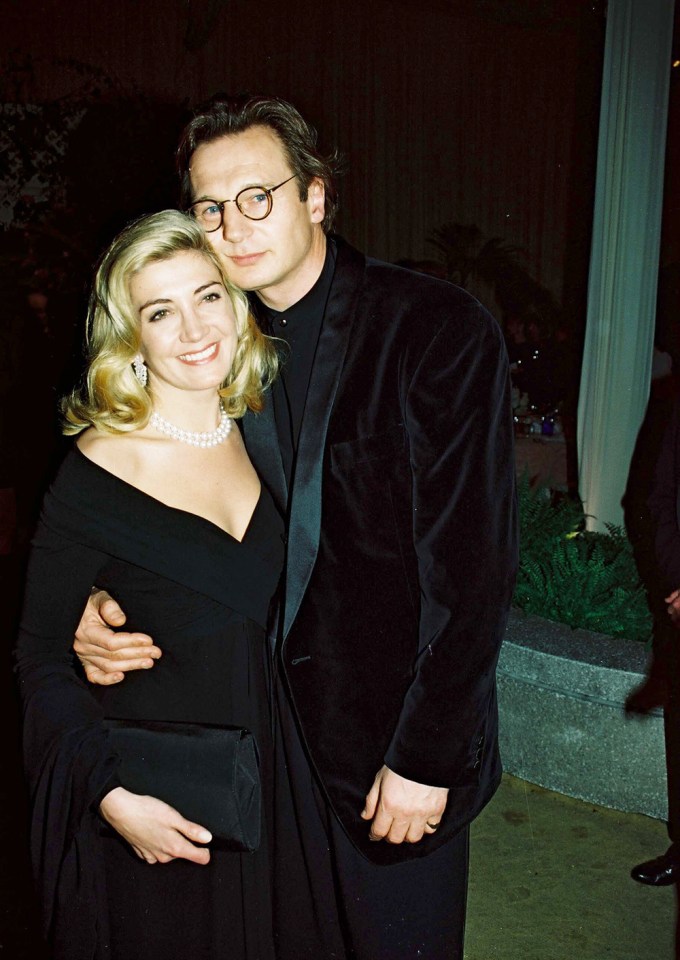 Natasha Richardson & Liam Neeson At The 1994 Governor’s Ball