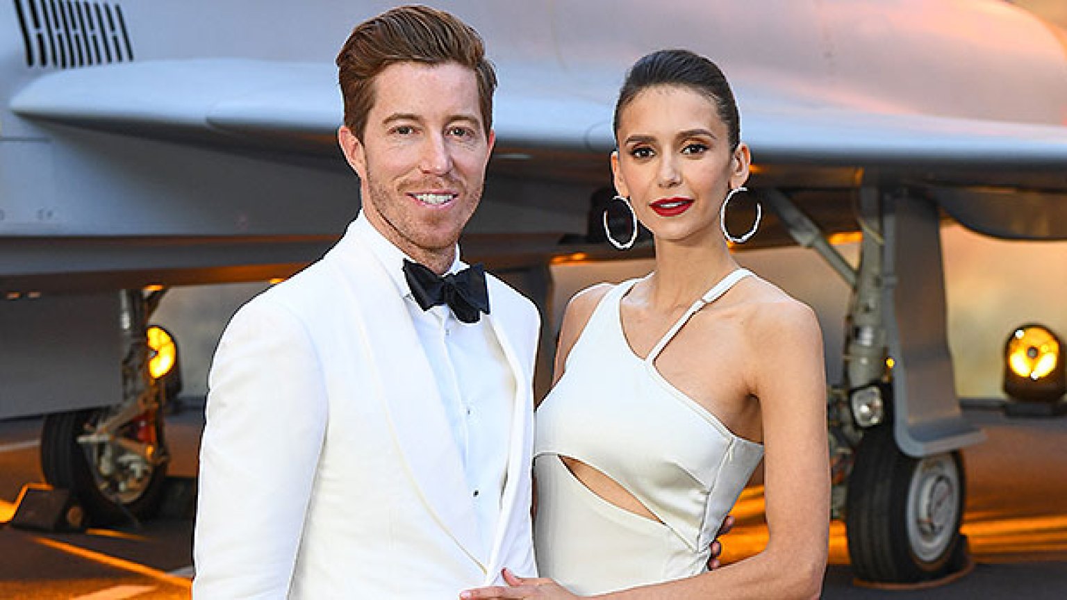 Nina Dobrev & Shaun White’s Red Carpet Debut At ‘Top Gun 2’ Premiere