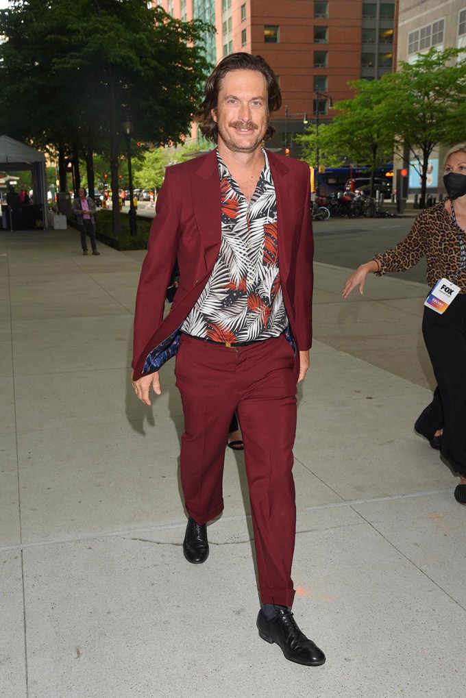 Oliver Hudson In NYC Promoting His Warner Bros. Television`s Show `The Cleaning Lady`