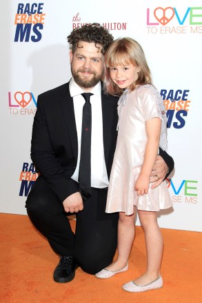 Jack Osbourne and Pearl Osbourne
25th Annual Race To Erase MS Gala, Beverly Hills, USA - 20 Apr 2018
Jack Osbourne and daughter Pearl Osbourne arrive for the 25th Annual Race To Erase MS Gala at The Beverly Hilton Hotel in Beverly Hills, California, USA, 20 April 2018 (issued 21 April 2018). The gala raises money for Race To Erase MS and its Center Without Walls program.