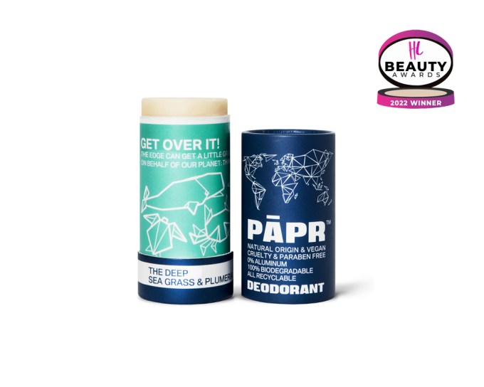 BEST DEODORANT – PAPR The Deep Deodorant, $16, papercosmetics.com