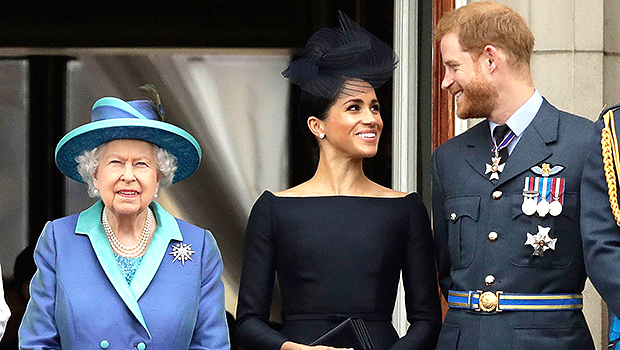 Queen Elizabeth, Prince Harry, Meghan Markle