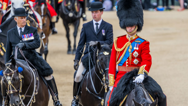 Prince William Spotted On A Horse As He Practices Trooping Before Queen’s Birthday Parade