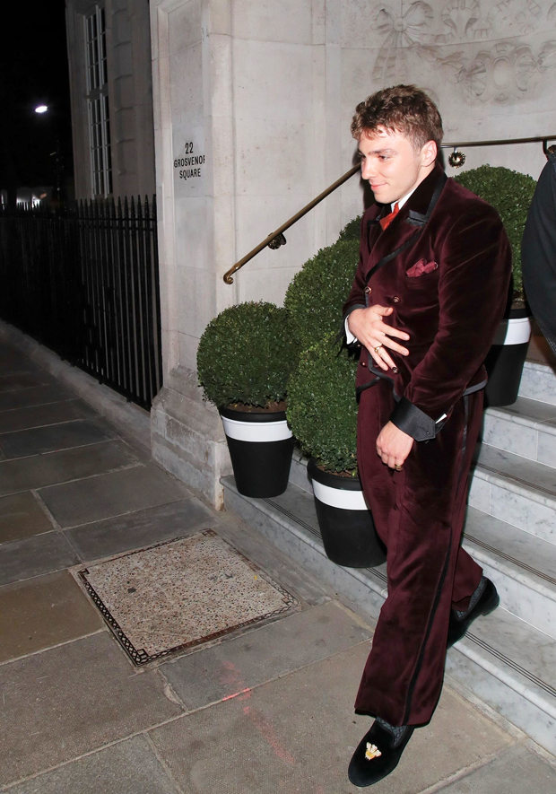 Madonnas Son Rocco Ritchie Is Dad Guys Twin In Velvet Suit For Date Night With GF AppFlicks