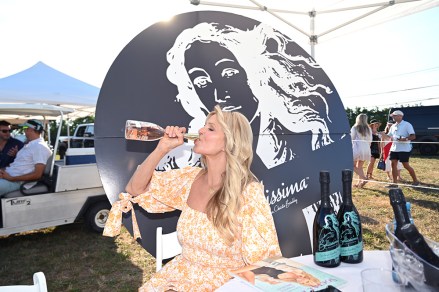 American model and entrepreneur Christie Brinkley pictured celebrating her cover of "Social Life" Magazine and her Prosecco during the polo in Bridgehampton, New York City, USA.Pictured: Christie BrinkleyRef: SPL5328581 230722 NON-EXCLUSIVEPicture by: SplashNews.comSplash News and PicturesUSA: +1 310-525-5808London: +44 (0)20 8126 1009Berlin: +49 175 3764 166photodesk@splashnews.comWorld Rights
