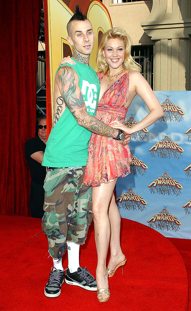 Travis Barker dan Shanna Moakler2005 MTV MOVIE AWARDS, LOS ANGELES, AMERIKA - 04 JUN 2005