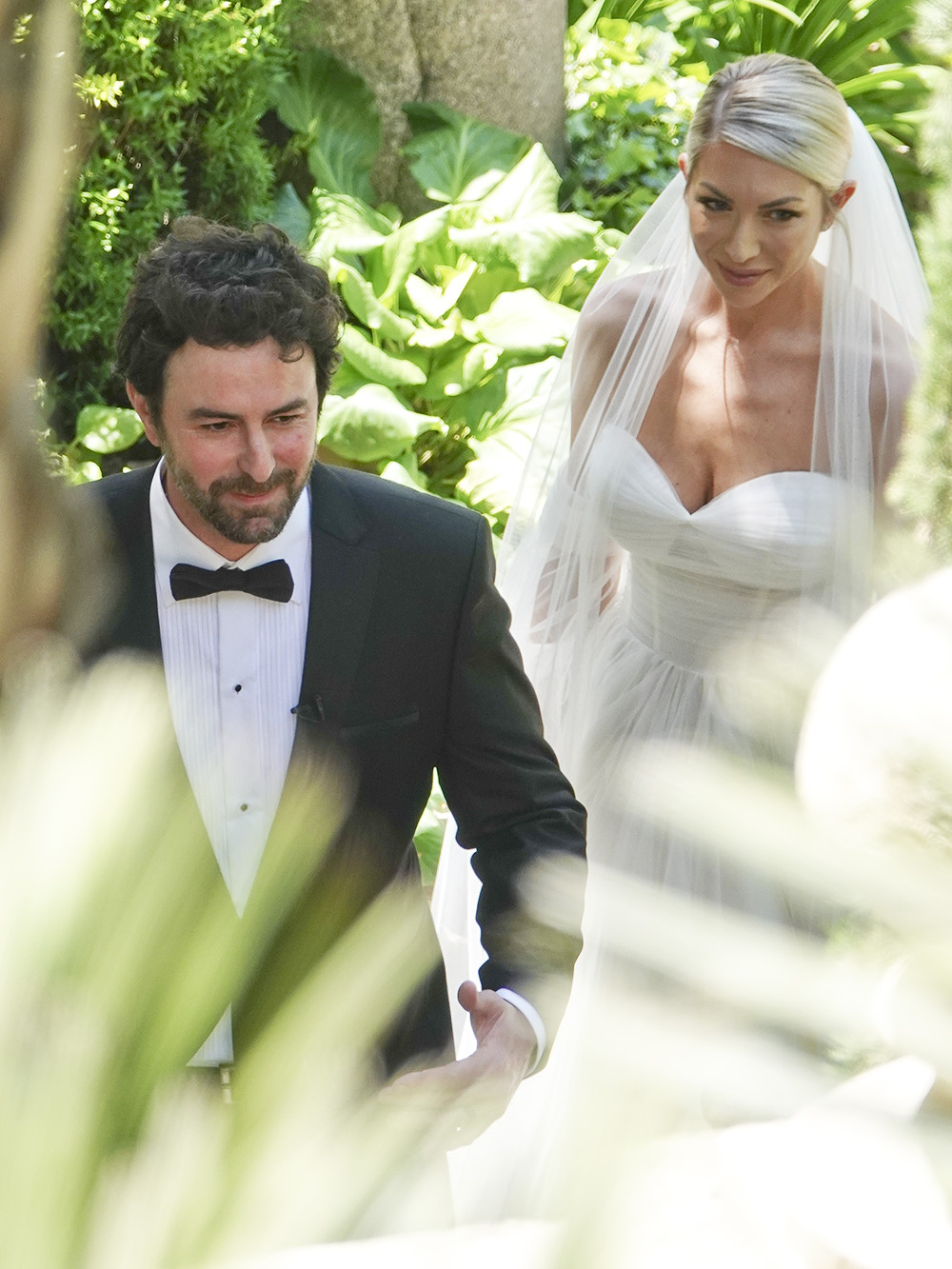 EXCLUSIVE: Stassi Schroeder surprises husband Beau Clark with her new wedding dress ahead of the second upcoming ceremony in Rome. 12 May 2022 Pictured: Stassi Schroeder; Beau Clark. Photo credit: ROMA/MEGA TheMegaAgency.com +1 888 505 6342 (Mega Agency TagID: MEGA856695_015.jpg) [Photo via Mega Agency]