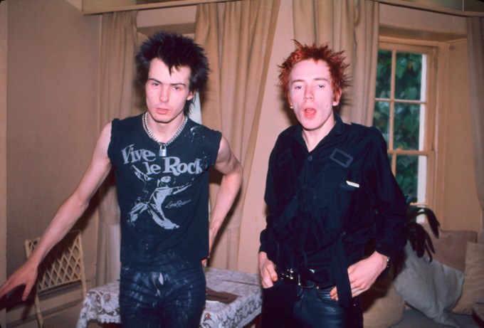 The Sex Pistols at a hotel in London