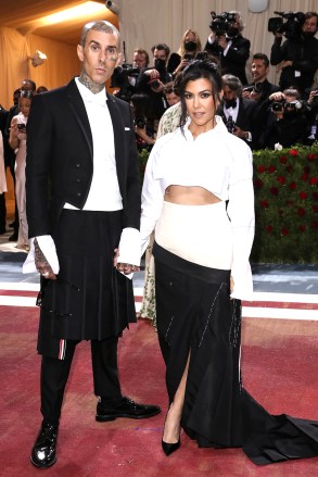 Travis Barker and Kourtney Kardashian
Costume Institute Benefit celebrating the opening of In America: An Anthology of Fashion, Arrivals, The Metropolitan Museum of Art, New York, USA - 02 May 2022