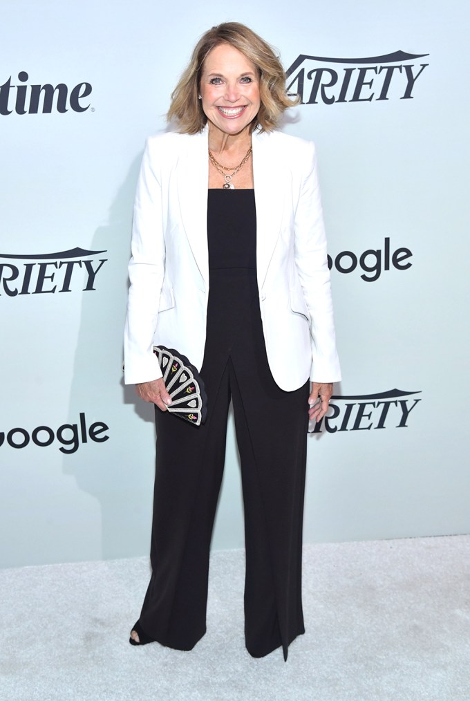 Katie Couric Stuns In Black-And-White