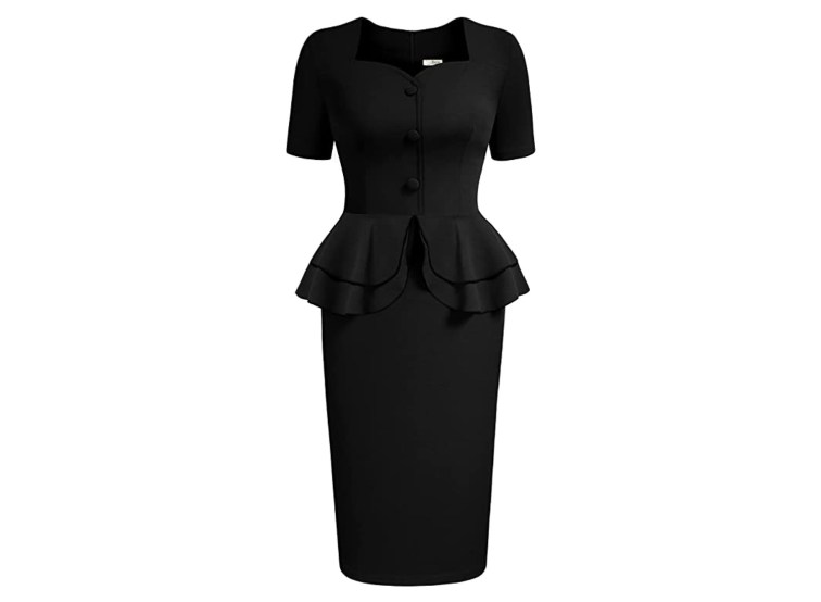 Black Peplum Dress reviews