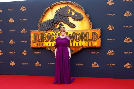 Bryce Dallas Howard
'Jurassic World: A New Age' film premiere, Cologne, Germany - 30 May 2022