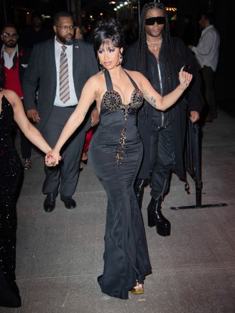 Cardi b arriving to the met gala after party in New York CityPictured: Cardi BRef: SPL5307327 030522 NON-EXCLUSIVEPicture by: WavyPeter / SplashNews.comSplash News and PicturesUSA: +1 310-525-5808London: +44 (0)20 8126 1009Berlin: +49 175 3764 166photodesk@splashnews.comWorld Rights