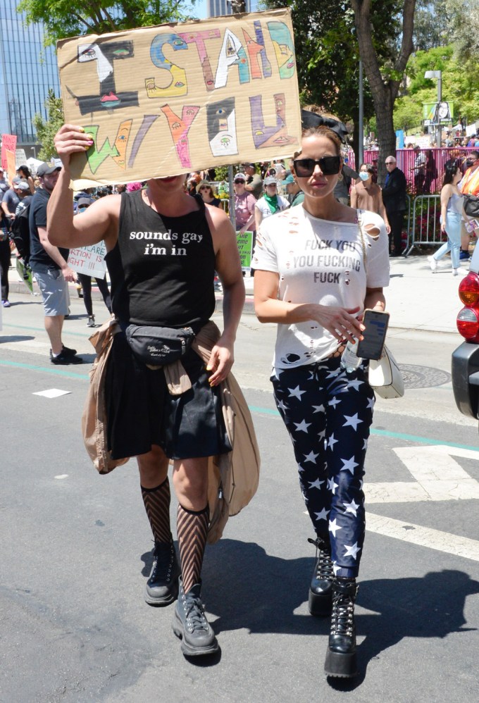 Kate Beckinsale At The ‘Bans Off Our Bodies’ Reproductive Rights Rally