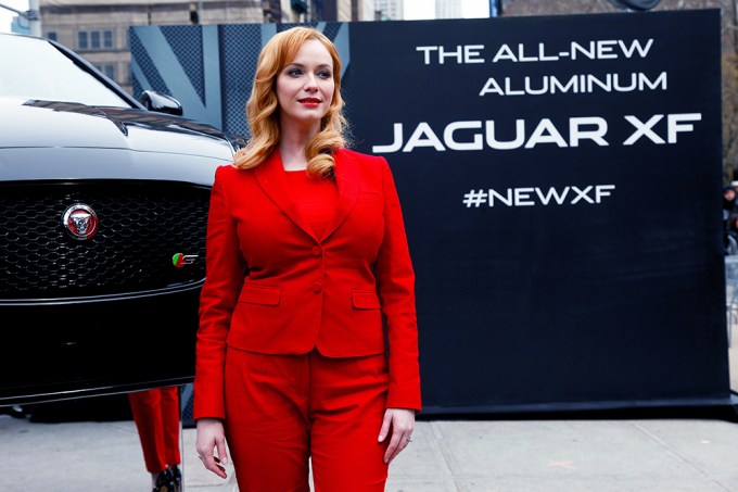 Christina Hendricks Unveils The New Jaguar