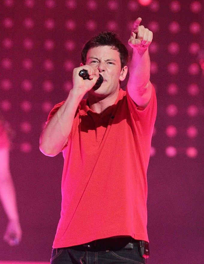Cory Monteith At ‘Glee Live! In Concert’