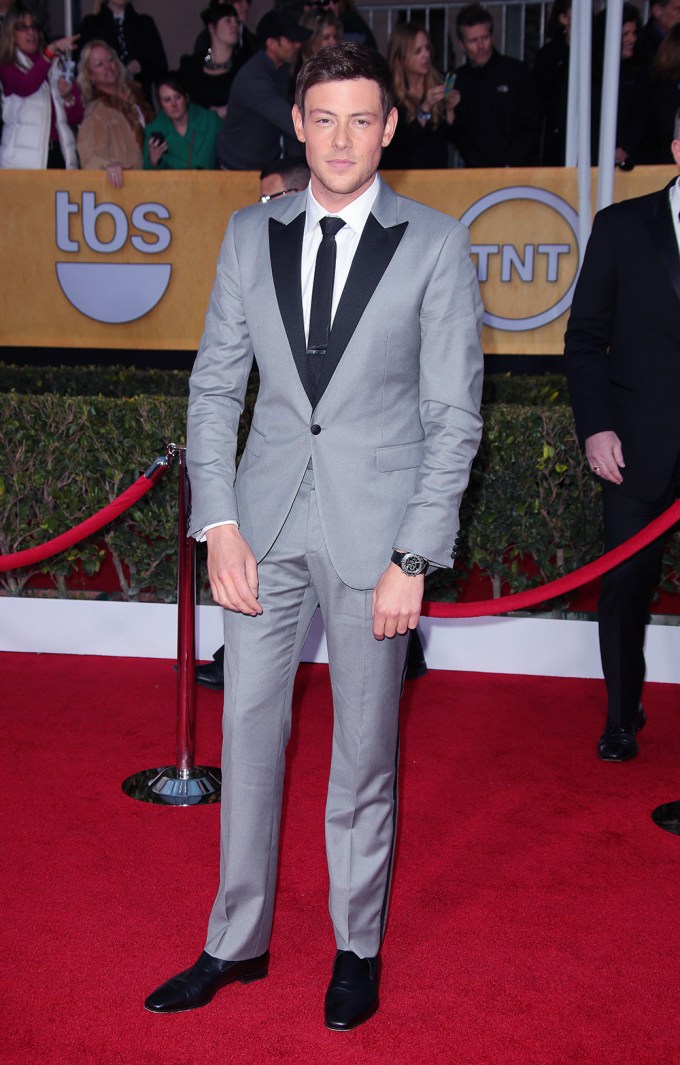 Cory Monteith At The 2013 SAG Awards