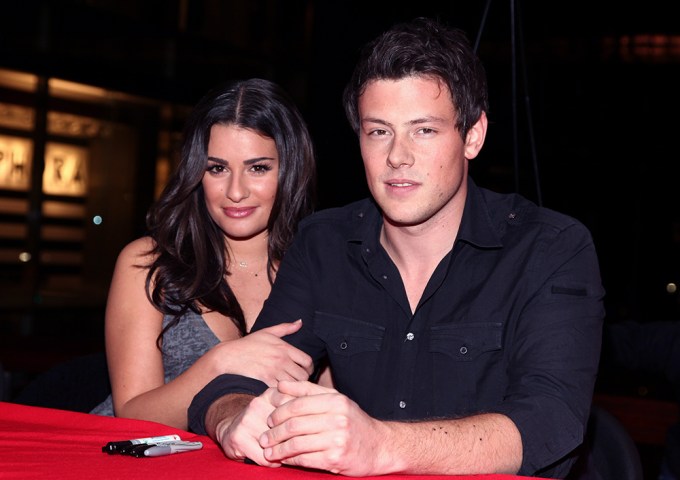 Lea Michele & Cory Monteith In 2009