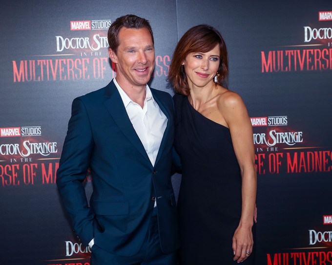 Benedict Cumberbatch & Sophie Hunter Smile