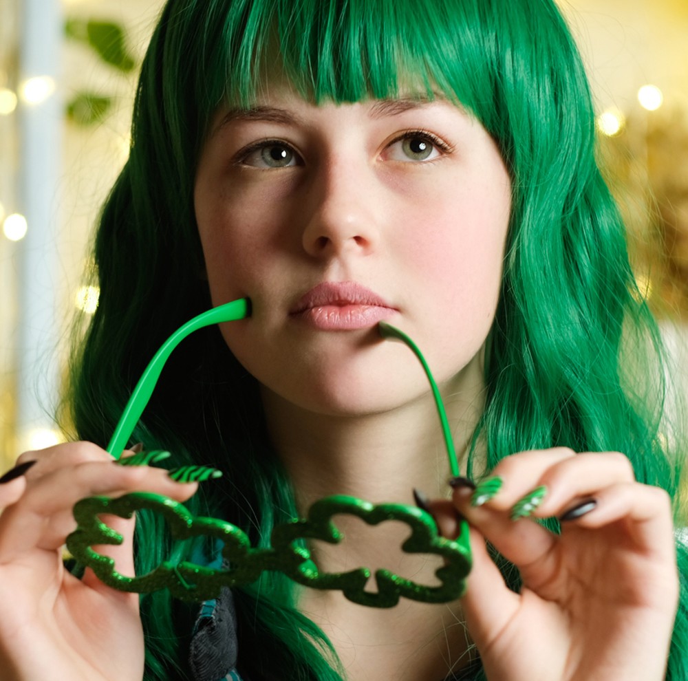 highly rated green wigs