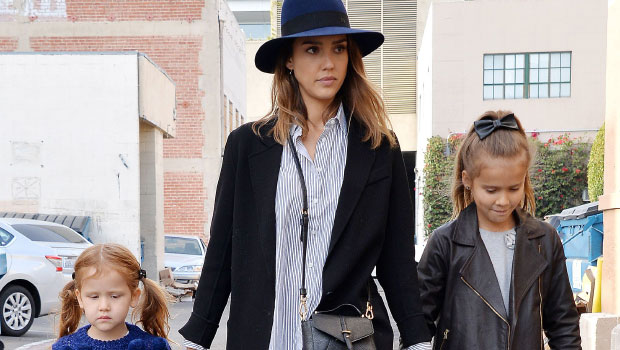 Jessica Alba Shares Photo of Daughters Going to Middle, High School