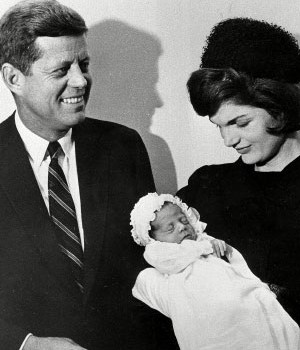 President John F. Kennedy, John F. Kennedy Jr. Jackie Kennedy Onassis