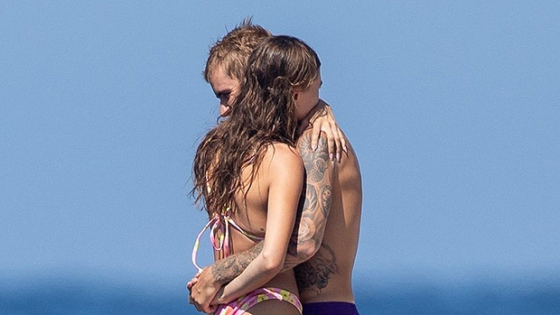 Hailey Baldwin Rocks Pink Thong Bikini With Justin Bieber On Cabo Getaway: Photo