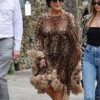 Kim Kardashian, Khloe Kardashian, North West, Kris Jenner, Kendall Jenner seen in Portofino after Kourtney's wedding