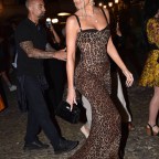 Kris Jenner, Kylie Jenner, Khloe Kardashian attending Kourtney's pre-wedding dinner in Portofino, Italy