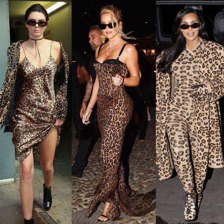 Khloe Kardashian Rocks Leopard Catsuit For Corey Gamble’s Dinner ...