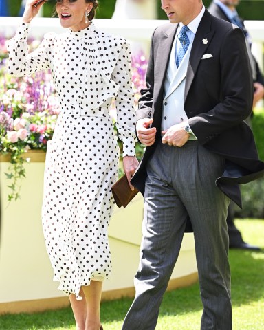 Catherine Duchess of Cambridge and Prince William Royal Ascot, Day Four, Horse Racing, Ascot Racecourse, Berkshire, UK - 17 Jun 2022