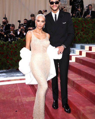 Kim Kardashian and Pete Davidson
Costume Institute Benefit celebrating the opening of In America: An Anthology of Fashion, Arrivals, The Metropolitan Museum of Art, New York, USA - 02 May 2022