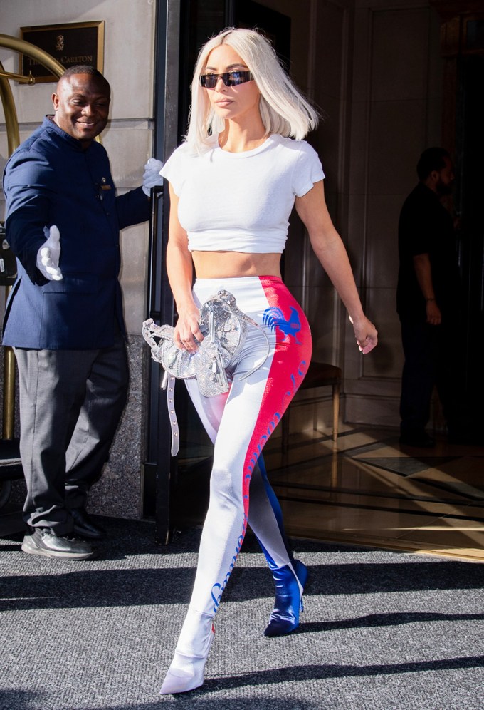Kim Kardashian Leaving Her New York City Hotel