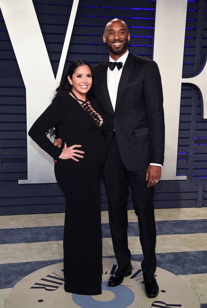 Kobe & Vanessa Bryant At Vanity Fair’s 2019 Oscar Afterparty