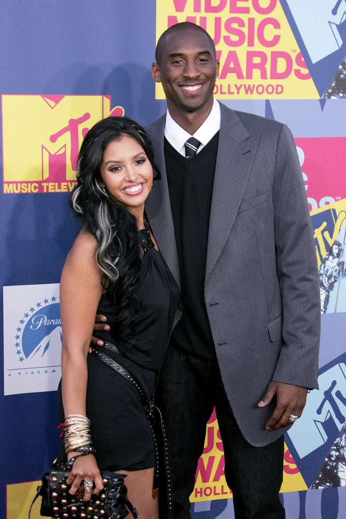 Vanessa & Kobe Bryant At The 2008 MTV Video Music Awards