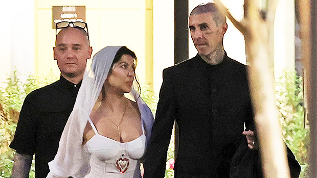 Kourtney Kardashian's Wedding Dress: See Her White Mini – Hollywood Life