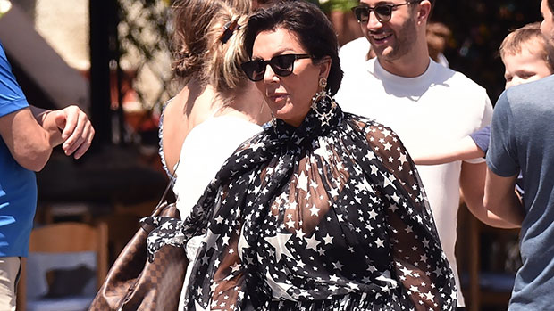 Kris Jenner Seen Shopping In Italy Ahead Of Kourtney & Travis Wedding – Hollywood Life