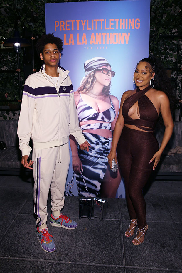 La La Anthony’s Son Kiyan Is Taller Than Her At New York City Event