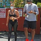 EXCLUSIVE: Lady Gaga and boyfriend Michael Polansky play it safe with masks on while out and about