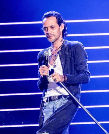Marc Anthony Marc Anthony in concert on his'Opus Tour', New Jersey, USA - 15 Feb 2020