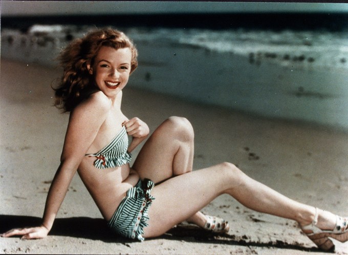 Marilyn Monroe At The Beach