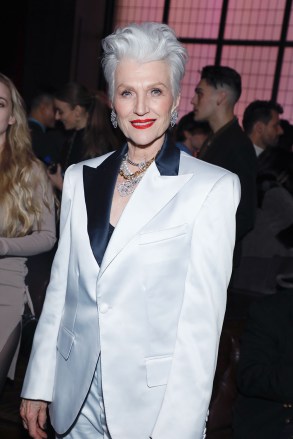 Maye Musk The Daily Front Row, вечеринка в честь 20-летия Недели моды в Нью-Йорке, США - 10 февраля 2022 г.