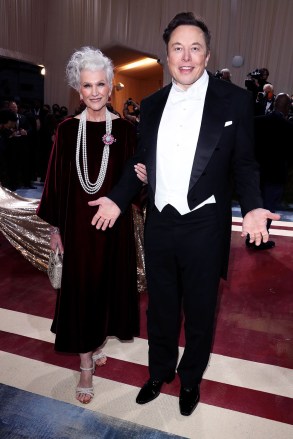 Maye Musk and Elon Musk
Costume Institute Benefit celebrating the opening of In America: An Anthology of Fashion, Arrivals, The Metropolitan Museum of Art, New York, USA - 02 May 2022