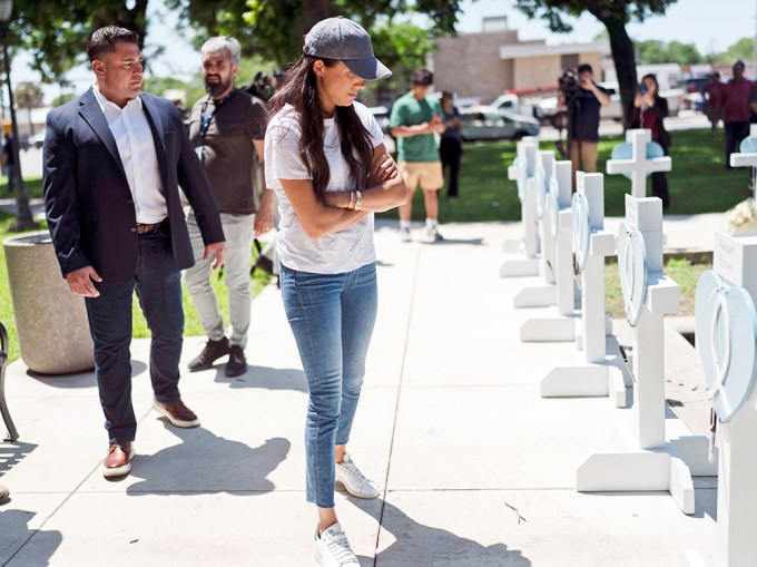 Meghan Markle Pays Her Respects In Uvalde, Texas