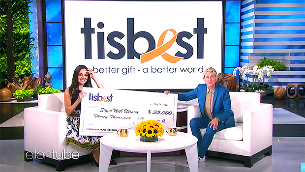 Ellen Gifts Mila Kunis With $30k Check For Ukraine Aid On Her Last Appearance On The Show